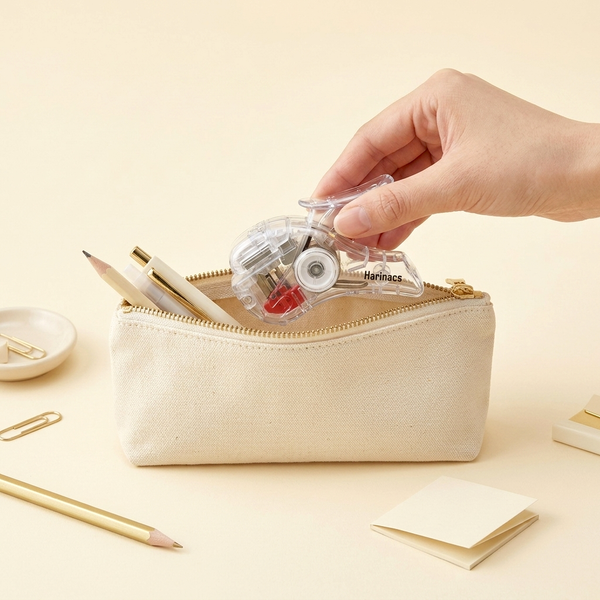 KOKUYO Harinacs Stapleless Stapler - Transparent Edition