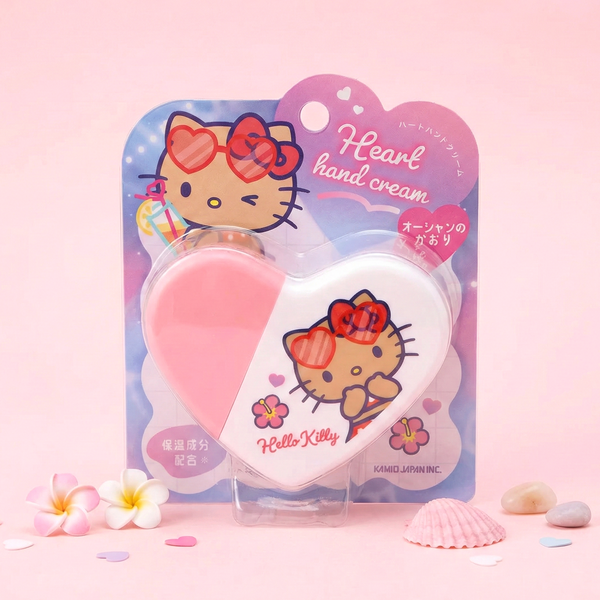Sanrio Heart Compact Hand Cream – Japanese Edition