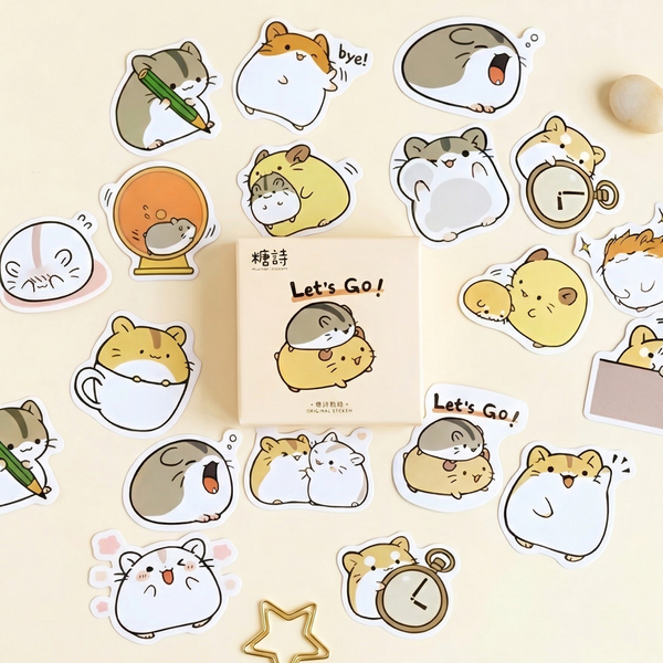 Kawaii Japanese Hamster Stickers