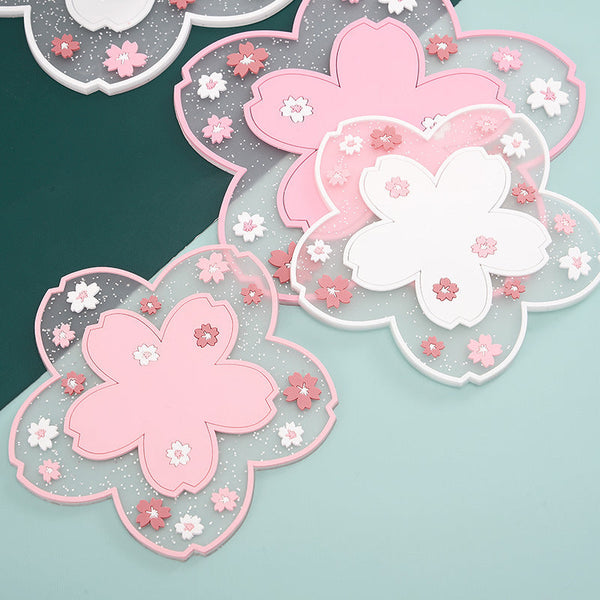 Kawaii Japanese Sakura Coaster