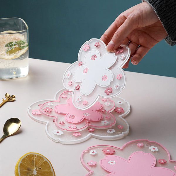 Kawaii Japanese Sakura Coaster