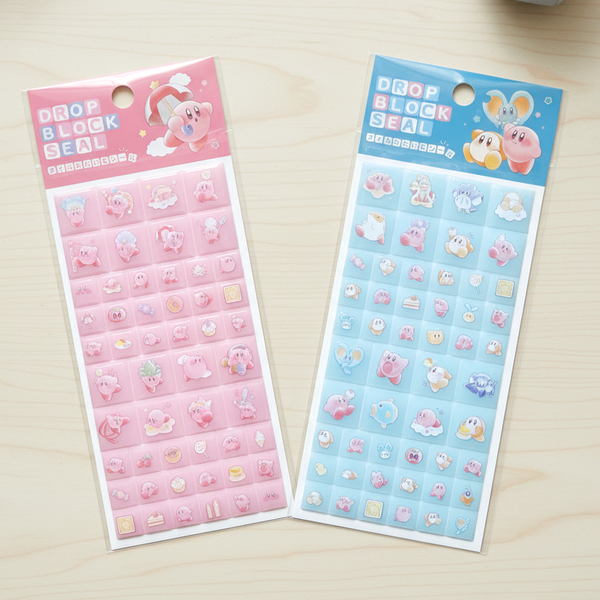 Kirby Drop 3D Block Stickers
