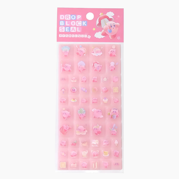 Kirby Drop 3D Block Stickers