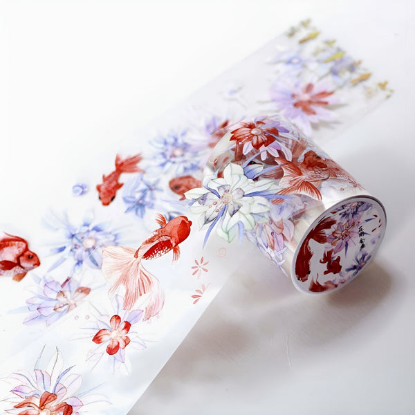 Koi Pond Fantasia Clear Washi Tape