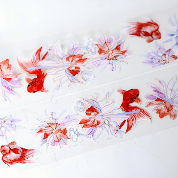 Koi Pond Fantasia Clear Washi Tape