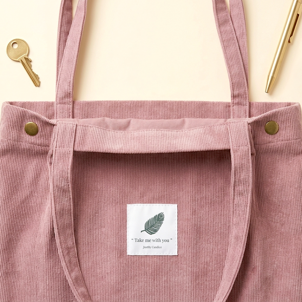 Soft Corduroy Everyday Tote (6 Colors)