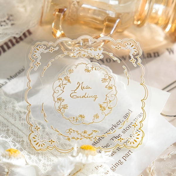 Lace Poetry Stickers