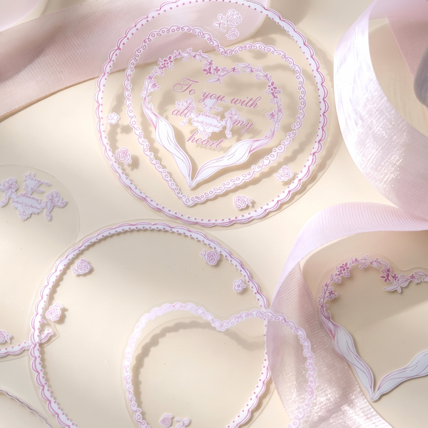 Lace Poetry Stickers