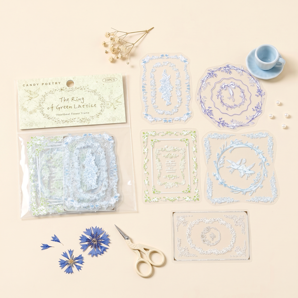 Lace Poetry Stickers