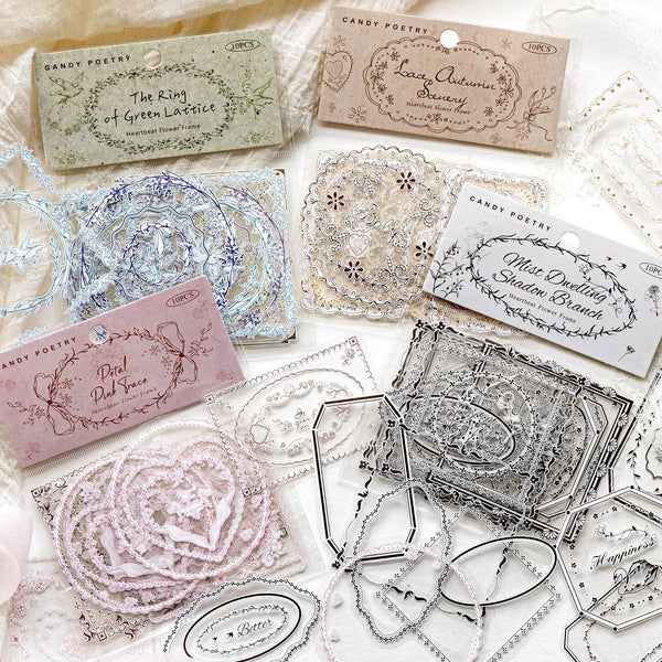 Lace Poetry Stickers