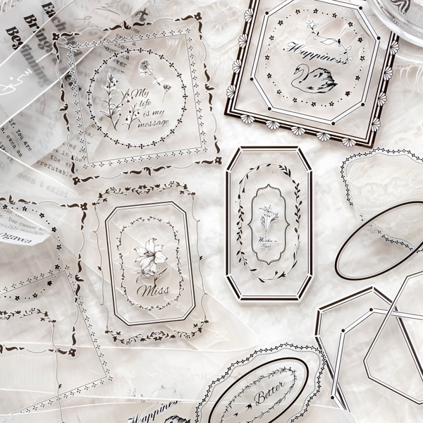 Lace Poetry Stickers