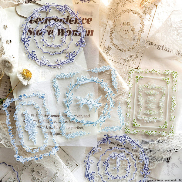 Lace Poetry Stickers