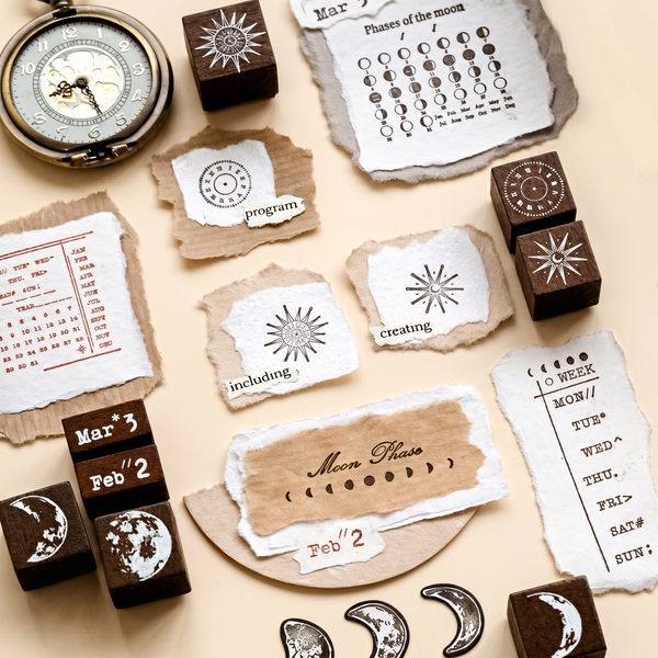 Large Monthly Planner Stamp Set
