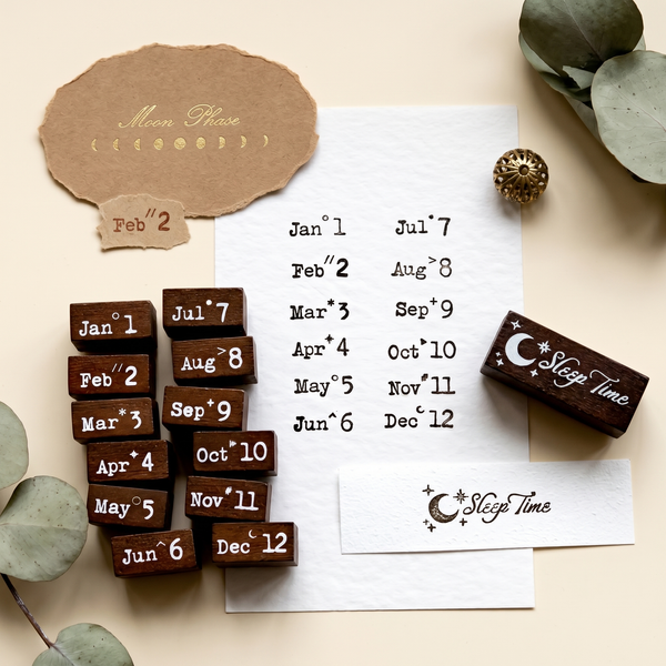 Large Monthly Planner Stamp Set