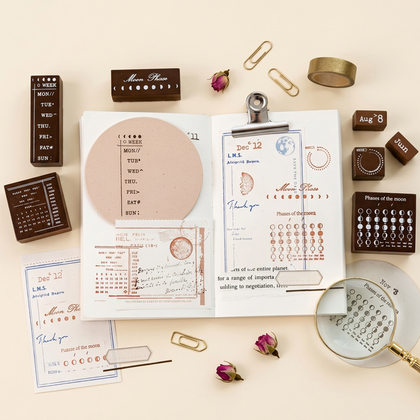Large Monthly Planner Stamp Set