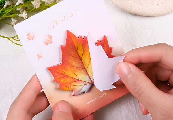 Botanical Leaf Sticky Notes