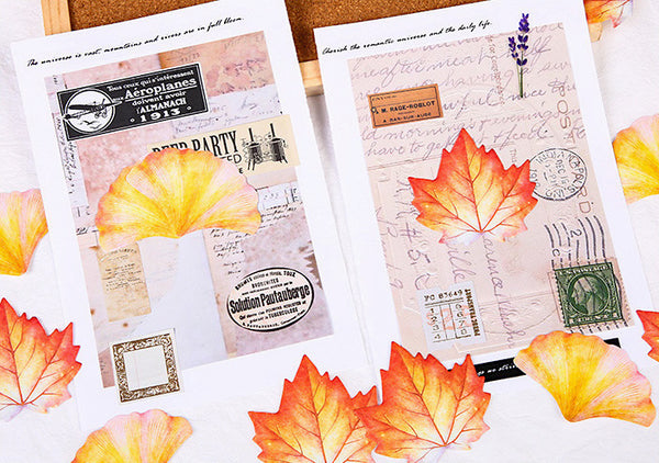 Botanical Leaf Sticky Notes