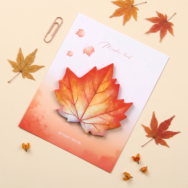 Botanical Leaf Sticky Notes
