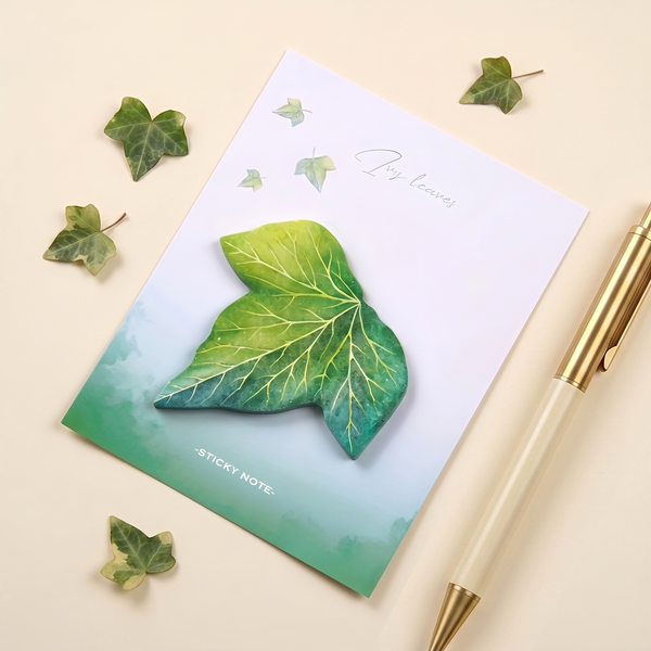 Botanical Leaf Sticky Notes