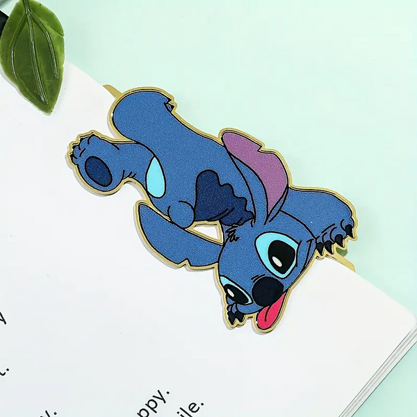 Stitch Enamel Metal Bookmark