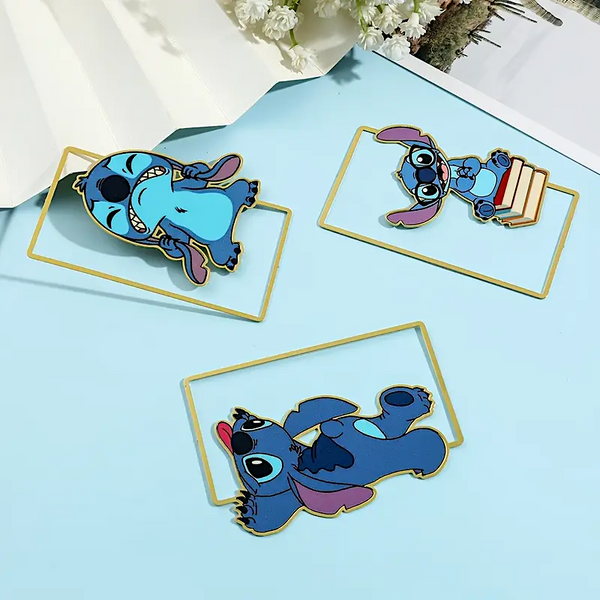 Stitch Enamel Metal Bookmark