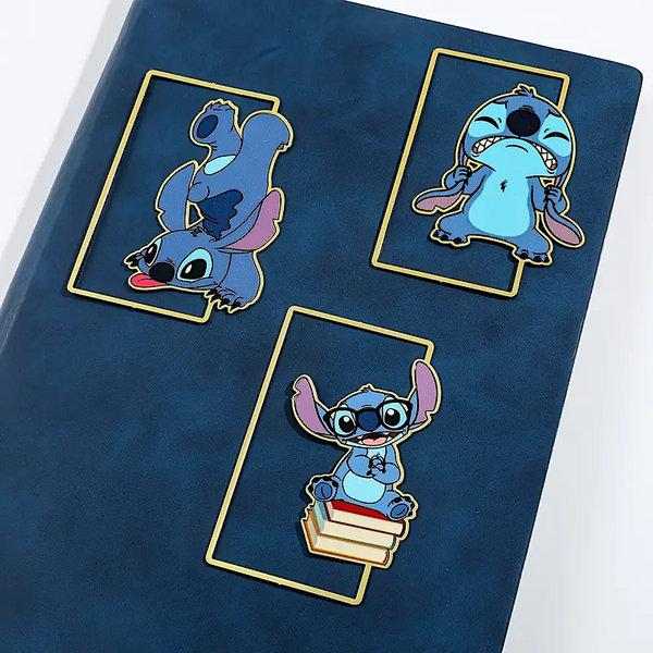Stitch Enamel Metal Bookmark