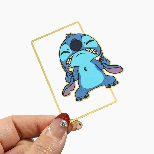 Stitch Enamel Metal Bookmark
