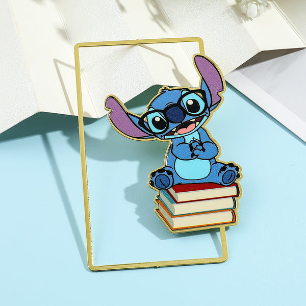 Stitch Enamel Metal Bookmark