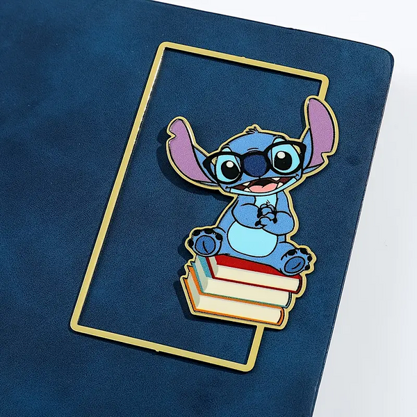 Stitch Enamel Metal Bookmark