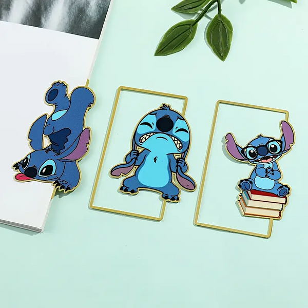 Stitch Enamel Metal Bookmark