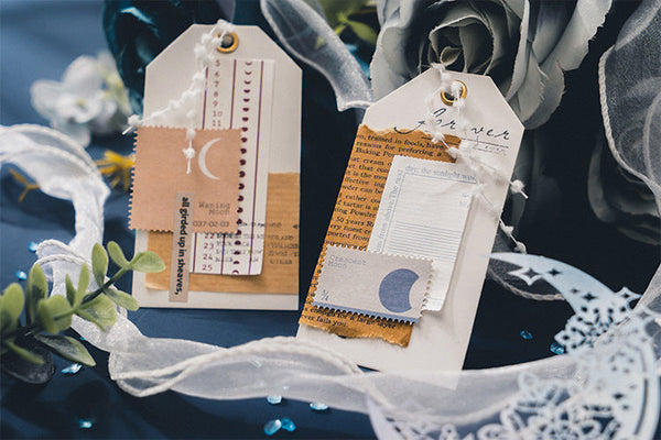 Midnight Moonlight Scrapbooking Paper Set