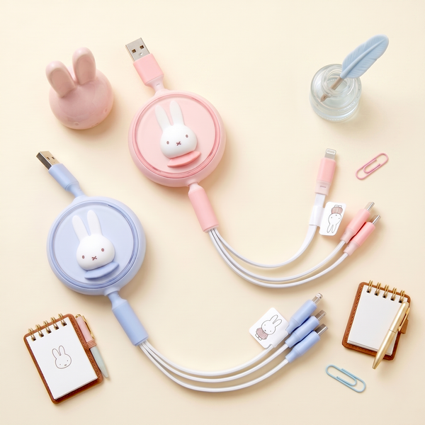 Miffy 3-in-1 Fast Charging Cable – Cute Multi-Device Charger