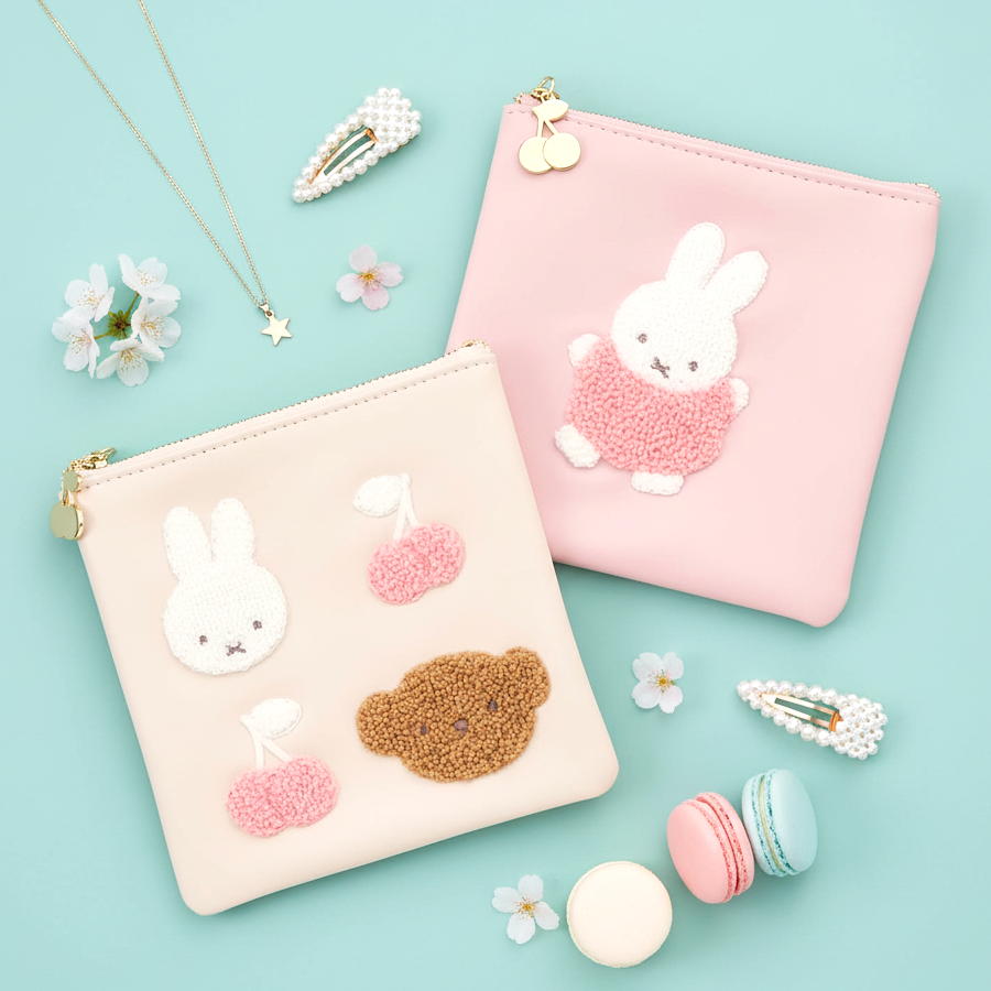Miffy Embroidered Mini Pouch