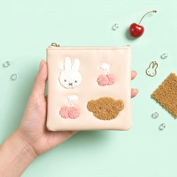 Miffy Embroidered Mini Pouch