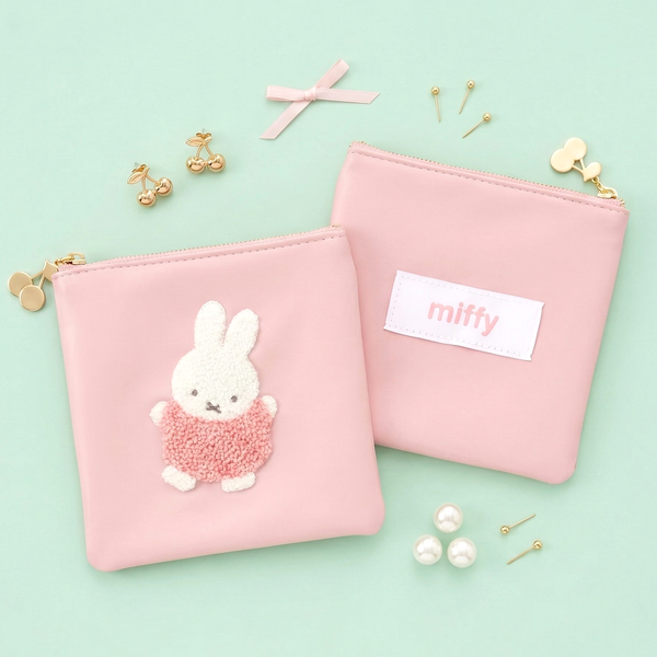 Miffy Embroidered Mini Pouch