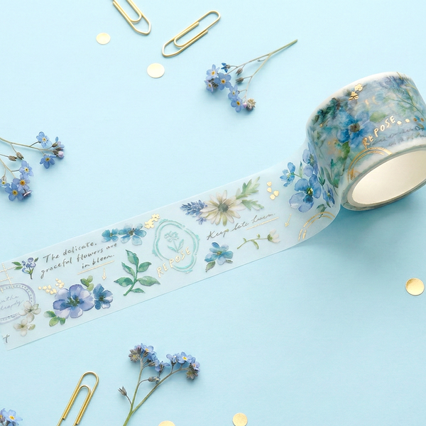 Mind Wave Clear Masking Tape - Whity Collage