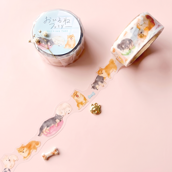 Mind Wave Die-Cut Masking Tape - Naptime Animal Family Series
