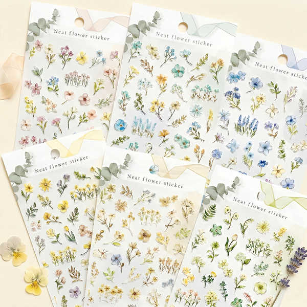 Mind Wave Neat Flower Stickers
