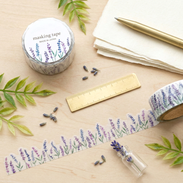 Mind Wave Palette Series Die-Cut Masking Tape - Lavender