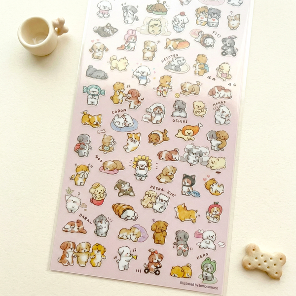 Mind Wave Pote Puppy Stickers