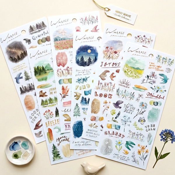Mind Wave Warble Stickers