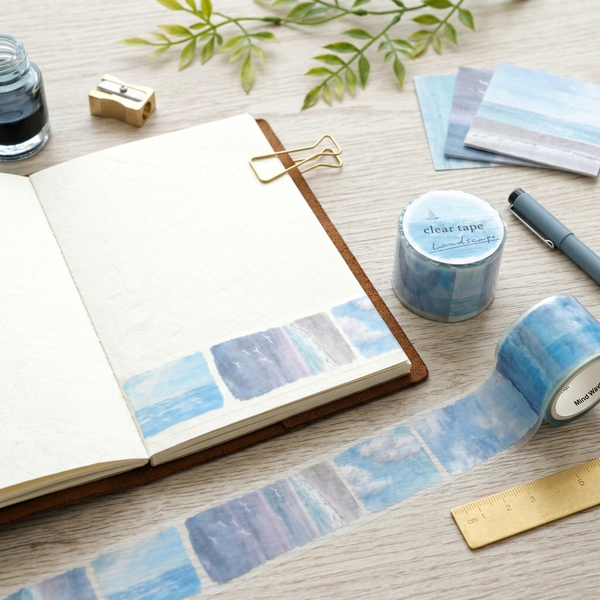 Mind Wave Wide Clear Tape - Landscape - Seaside