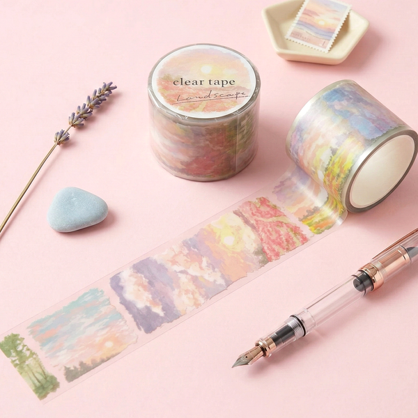 Mind Wave Wide Clear Tape - Landscape - Sunset