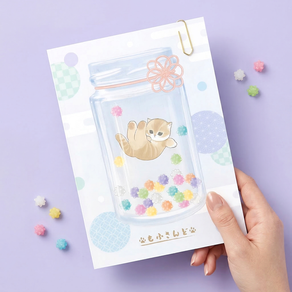 Mofusand Candy Jar A5 Notebook - Limited Spring Edition