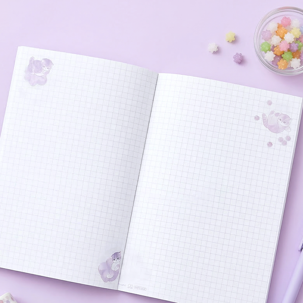 Mofusand Candy Jar A5 Notebook - Limited Spring Edition