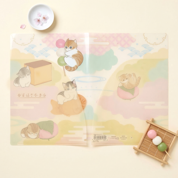 Mofusand Sakura Treats A5 Folder - Limited Spring Edition