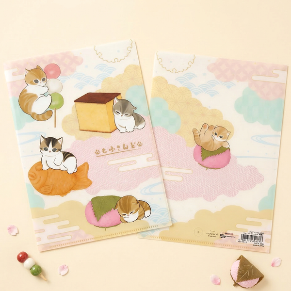 Mofusand Sakura Treats A5 Folder - Limited Spring Edition
