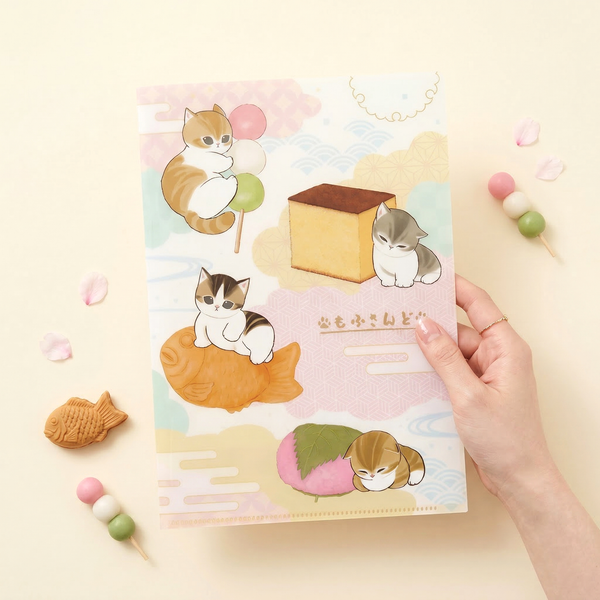 Mofusand Sakura Treats A5 Folder - Limited Spring Edition