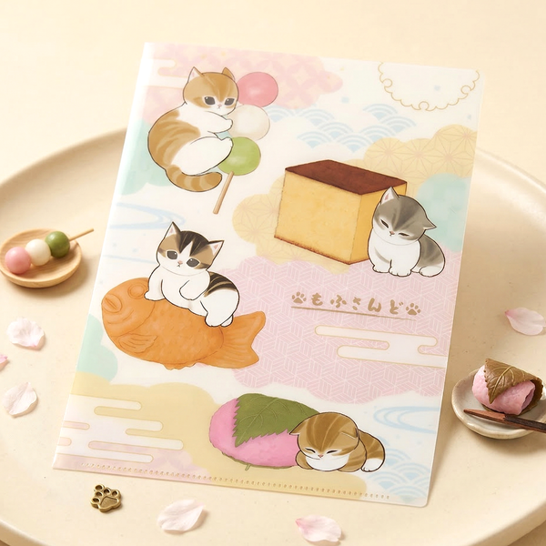 Mofusand Sakura Treats A5 Folder - Limited Spring Edition
