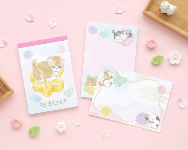 Mofusand Sweet Clouds Memo Pad - Limited Series